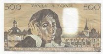 France 500 Francs Pascal - St Jacques Tower - 07-06-1979 - Serial J.107 - VF to XF