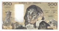 France 500 Francs Pascal - St Jacques Tower - 07-06-1979 - Serial Z.104 - VF to XF