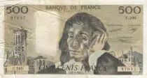 France 500 Francs Pascal - St Jacques Tower - 22-01-1984 - Serial F.260