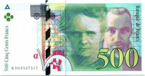 France 500 Francs Pierre and Marie Curie - 1995 Serial R.033