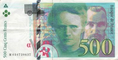 France 500 Francs Pierre et Marie Curie - 1995 - S�rie M.034