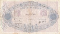 France 500 Francs Rose et Bleu - 15-06-1939 Série U.3430