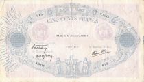 France 500 Francs Rose et Bleu - 28-12-1939 Série N.3918 - TB
