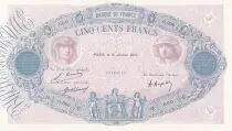 France 500 Francs Rose et Bleu - 81-01-9211 - Sp&eacute;cimen filigran&eacute;