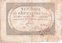 France 500 Livres - 20 Pluviose An II (8.2.1794) - TB+ - Sign. Lehu