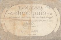 France 500 Livres - 20 Pluviose An II (8.2.1794) - TB - Sign. Doivillier
