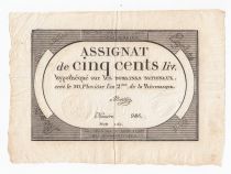 France 500 Livres 20 Pluviose An II (8.2.1794) - Sign. Mortier