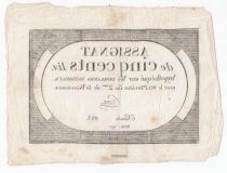 France 500 Livres 20 Pluviose An II (8.2.1794) - Sign. Preux
