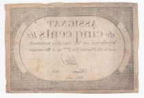 France 500 Livres 20 Pluviose An II (8.2.1794) - Sign. Ribou