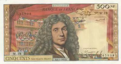 France 500 NF - Moli�re - 06-01-1966 - F.24