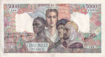 France 5000 Francs - Empire Français - 06-09-1945 - Série F.1082 - F.47.42