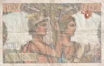 France 5000 Francs - Sea and Countryside - 02-01-1953 - Serial Y.119 - P.131