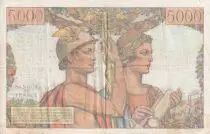 France 5000 Francs - Sea and Countryside - 03-11-1949 - Serial C.32 - P.131