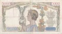France 5000 Francs - Victoire - 09-07-1942 - Série Q.952 - F.46.38