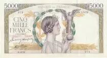 France 5000 Francs - Victory - 11-02-1943 - Serial D.1170