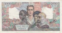 France 5000 Francs Empire Français - 22-06-1945 - Série N.732 - Fay.47.31