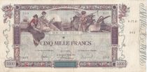 France 5000 Francs Flameng - 21-01-1918 - Serial D.17 - VF