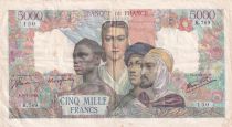 France 5000 Francs France and colonies -  05-07-1945 - Serial K.769