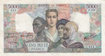 France 5000 Francs France and colonies - 01-02-1945 Serial P.259 - VF