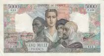 France 5000 Francs France and colonies - 01-02-1945 Serial P.259 - VF