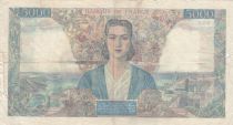France 5000 Francs France and colonies - 02-08-1945 Serial B.880 - G to VG - Fay.47.37