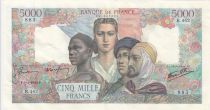 France 5000 Francs France and colonies - 05-04-1945 Serial B.462 - XF - P.103