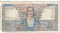 France 5000 Francs France and colonies - 18-07-1946 - Serial X.2522