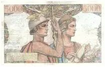 France 5000 Francs Sea and Countryside - 01-02-1951 - Serial E.47 - F.48.03