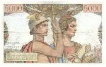 France 5000 Francs Sea and Countryside - 03-11-1949 - Serial O.25 - F.48.02