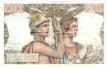 France 5000 Francs Sea and Countryside - 05-04-1951 - Serial L.58 - F.48.04