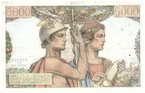 France 5000 Francs Sea and Countryside - 05-04-1951 - Serial S.59 - F.48.04