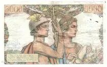 France 5000 Francs Sea and Countryside - 07-02-1952 - Serial D.94 - F.48.06