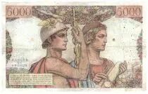 France 5000 Francs Sea and Countryside - 10-03-1949 - Serial N.10 - F.48.01