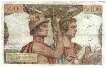 France 5000 Francs Sea and Countryside - 10-03-1949 - Serial U.18 - F.48.01