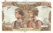 France 5000 Francs Sea and Countryside - 10-03-1949 - Serial Y.12 - F.48.01