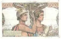 France 5000 Francs Sea and Countryside - 16-08-1951 - Serial D.78 - F.48.05