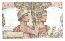 France 5000 Francs Sea and Countryside - 16-08-1951 - Serial G.73 - F.48.05