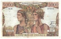 France 5000 Francs Terre et Mer - 10-03-1949 - Série N.10 - F.48.01
