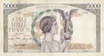 France 5000 Francs Victory - 16-05-1935 Serial R.15 - F to VF