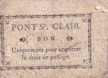 France 6 Deniers - Rhône - Pont-Saint-Clair - 1792 - Kol.69.43
