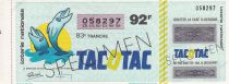France 92 Francs - Ticket de loterie à gratter Tacotac - 1983