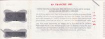 France 92 Francs - Ticket de loterie à gratter Tacotac - Specimen - 1983