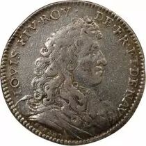 France Academie Francaise, Louis XIV  Jeton Argent 1673