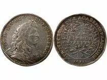 France Academie Francaise, Louis XIV  Jeton Argent 1673