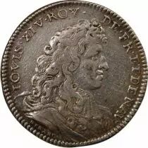France Academie Francaise, Louis XIV  Jeton Argent 1673