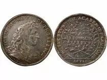 France Academie Francaise, Louis XIV  Jeton Argent 1673