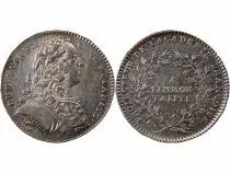 France Academie Francaise, Louis XV  Jeton Argent Émission De 1732