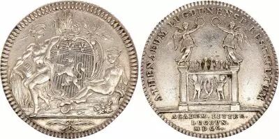 France Acad�mie Litt�raire de Lyon - 1700  - Silver