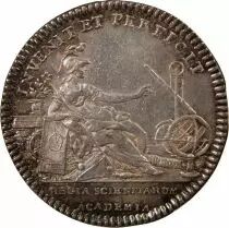 France Académie Royale des Sciences, Louis XVI  Jeton Argent Emission De 1775