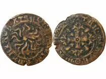 France Administration Anglo-Francaise, Jeton À La Rose De Saint-Catherine  Vers 1430  Mit. 519